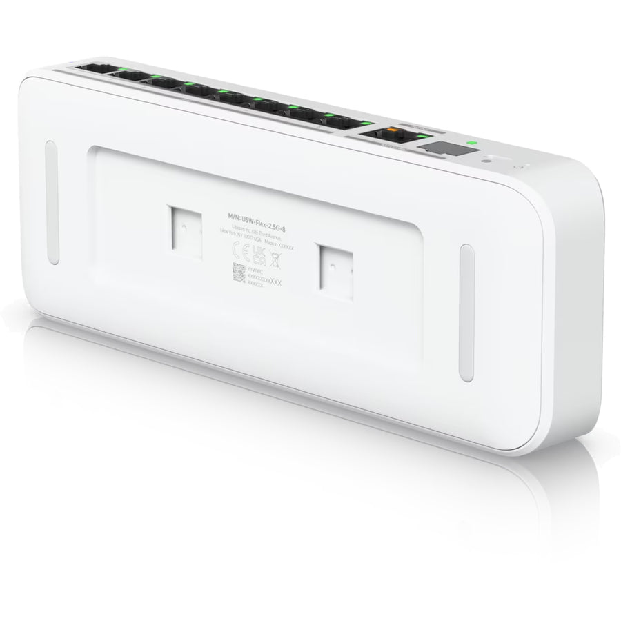 Ubiquiti UniFi USW-Flex-2.5G-8 10-Port 10G L2 Managed Switch - 10GbE PoE+/SFP+ Combo x1, 2.5GbE x8