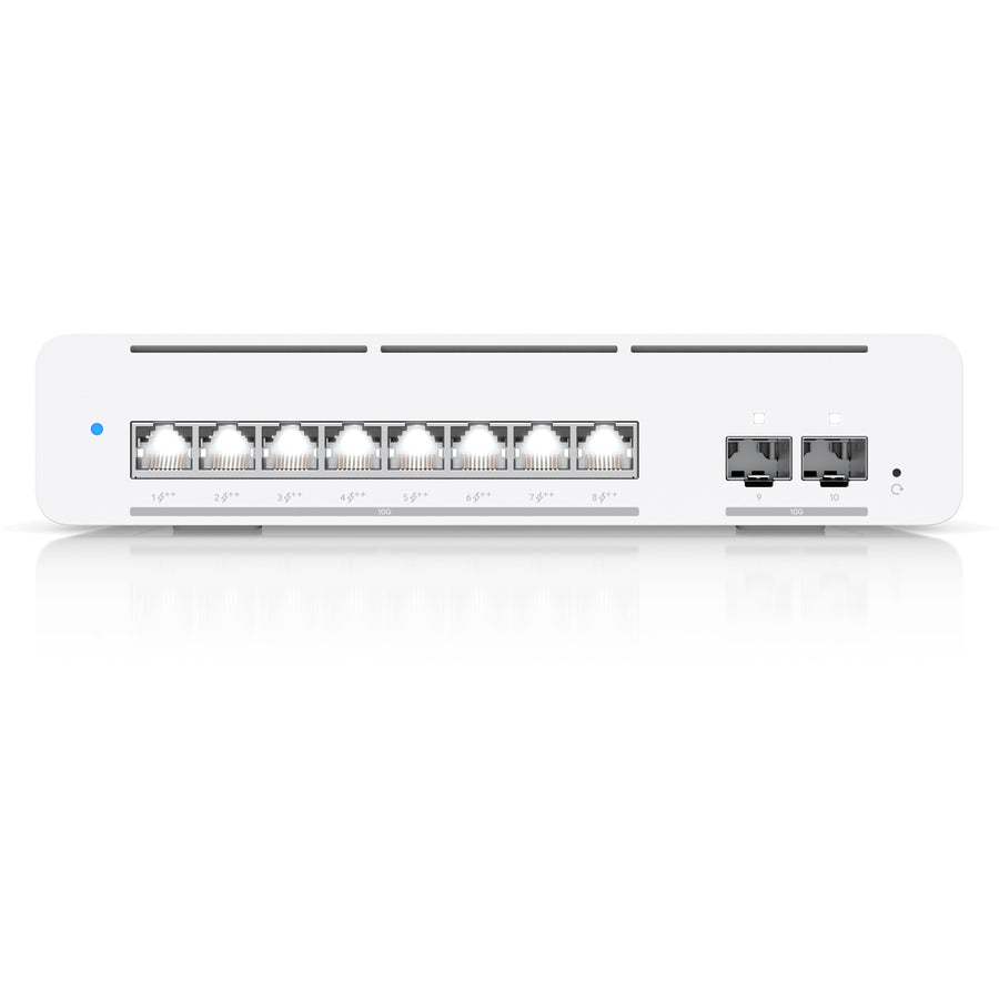 USW-Pro-XG-8-PoE - Ubiquiti UniFi Professional XG 8-port 10GbE Layer 3 Etherlighting PoE++ Switch