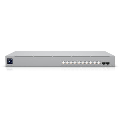 Ubiquiti Unifi USW-Pro-XG-10-PoE 12-Port 10G L3 Managed Etherlighting PoE Switch (400W) - SFP+ x2, 10GbE PoE+++ x10