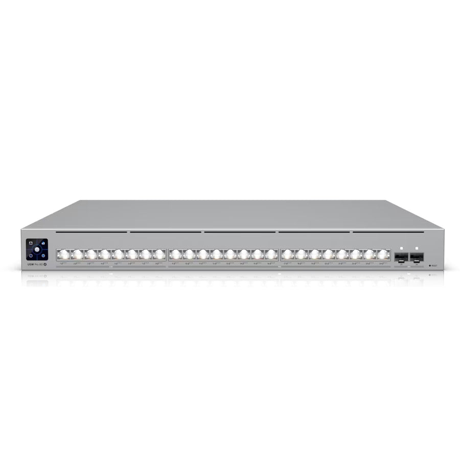 24-port (8) 2.5 GbE PoE++ (16) 10 GbE