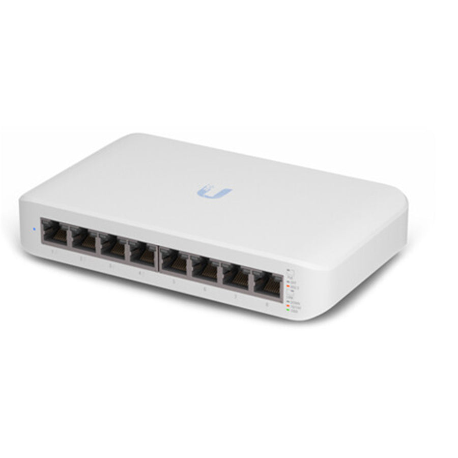 Ubiquiti USW-LITE-8-POE - 8-Port Gigabit Managed PoE Switch 4x PoE+ Ports 52W PoE Budget