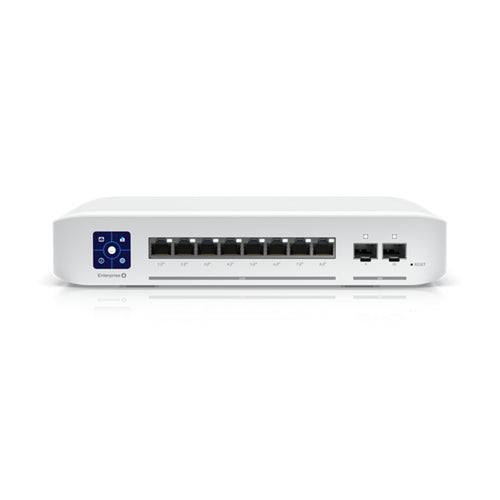 USW-Enterprise-8-PoE - Ubiquiti UniFi Switch Enterprise 8 PoE+ Switch with 2.5Gbe and SFP+