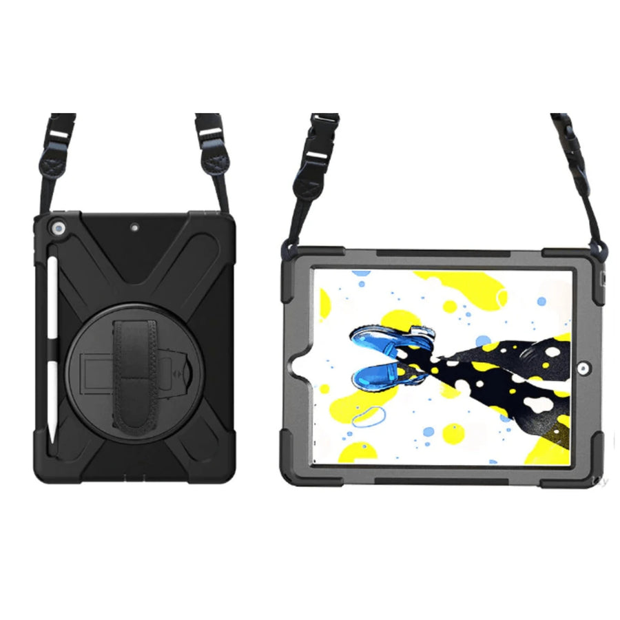 Generic - Grip Case AR-G027 - Shoulder and Hand Strap Case - iPad 10.2 7-9th Gen