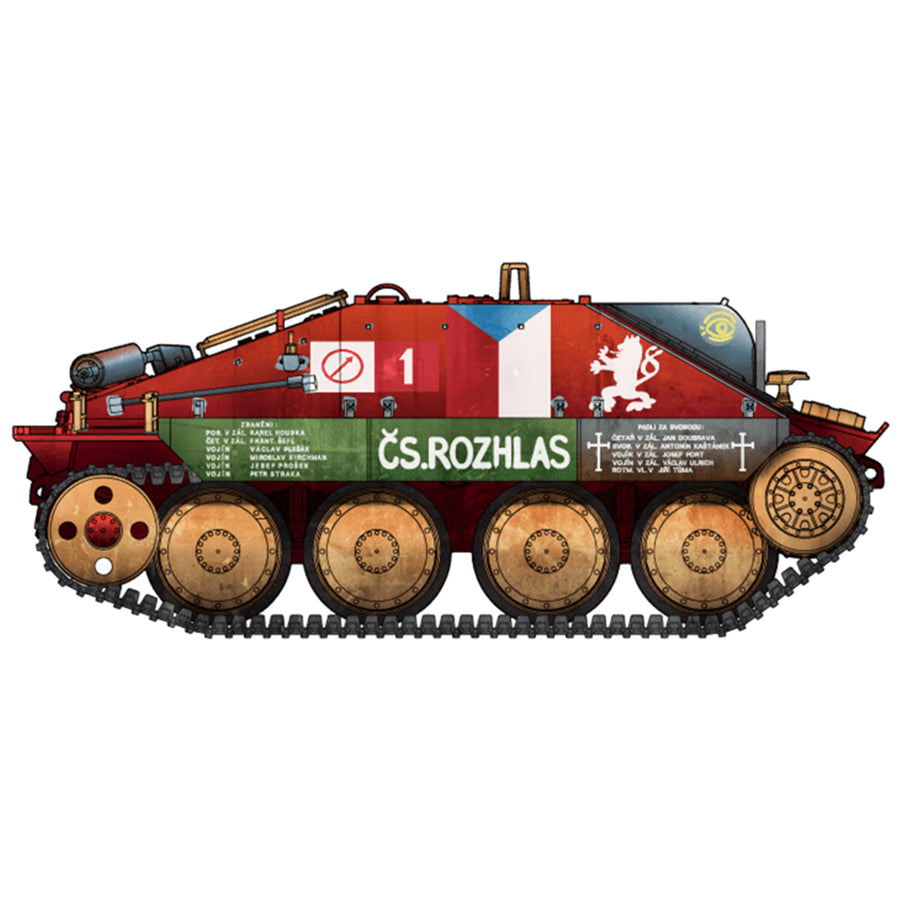 Academy 9-13277 - ACADEMY 1/35 HETZER "PRAGUE UPRISING 1945"