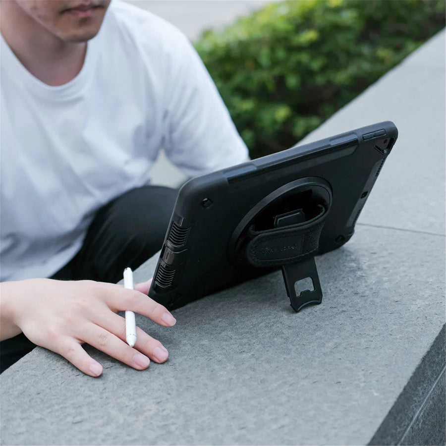 Armor-X ( RIN  Series) RainProof Military Grade Rugged Tablet Case With Hand Strap & Kick-Stand  for Lenovo P11 (2nd Gen) TB350 Tablet