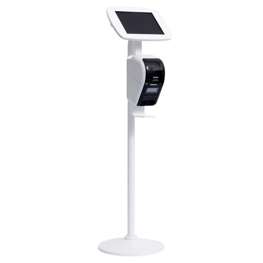 BP-FST/PRNT112-EEW - Bouncepad Floorstand + Brother Printer Bracket - iPad