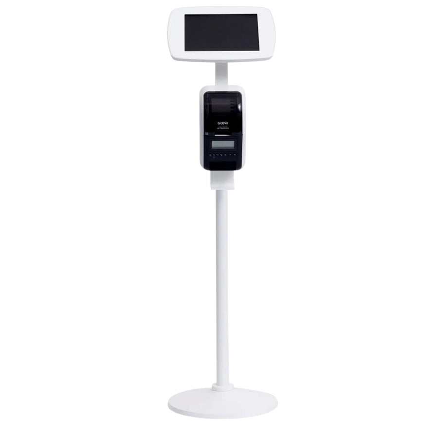 BP-FST/PRNT112-EEW - Bouncepad Floorstand + Brother Printer Bracket - iPad