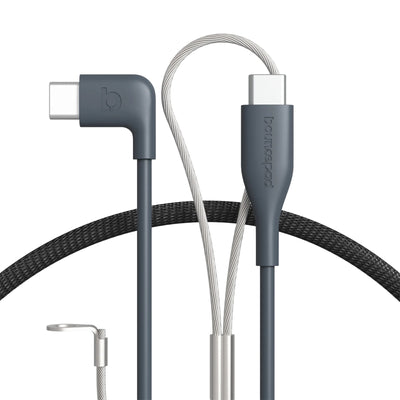 Bouncepad BP-CAB-LCABCCB-STR - Reinforced 2m USB-C to USB-C Charge Cable