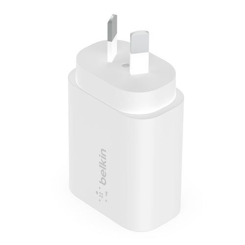 Belkin BoostCharge 25W USB-C PD 3.0 PPS Wall Charger with USB-C Cable - White