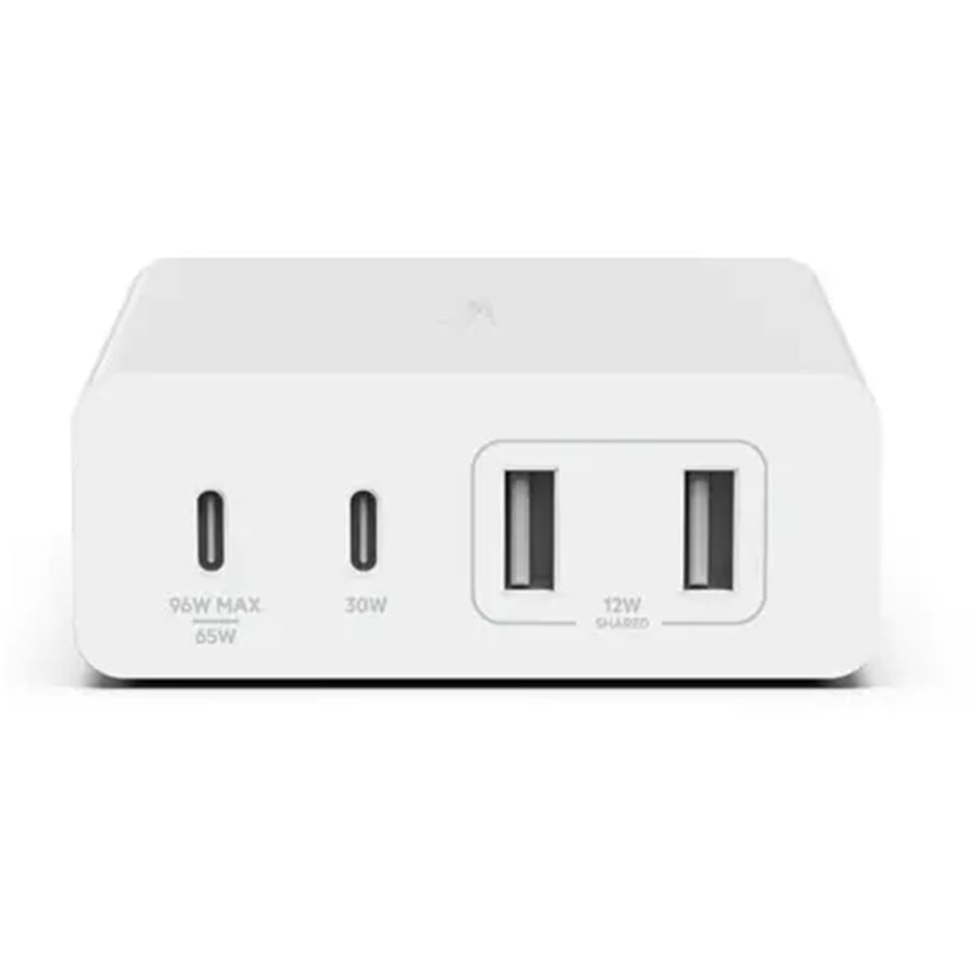 Belkin BoostCharge Pro 108W 4-Port GaN USB-C Charger - White