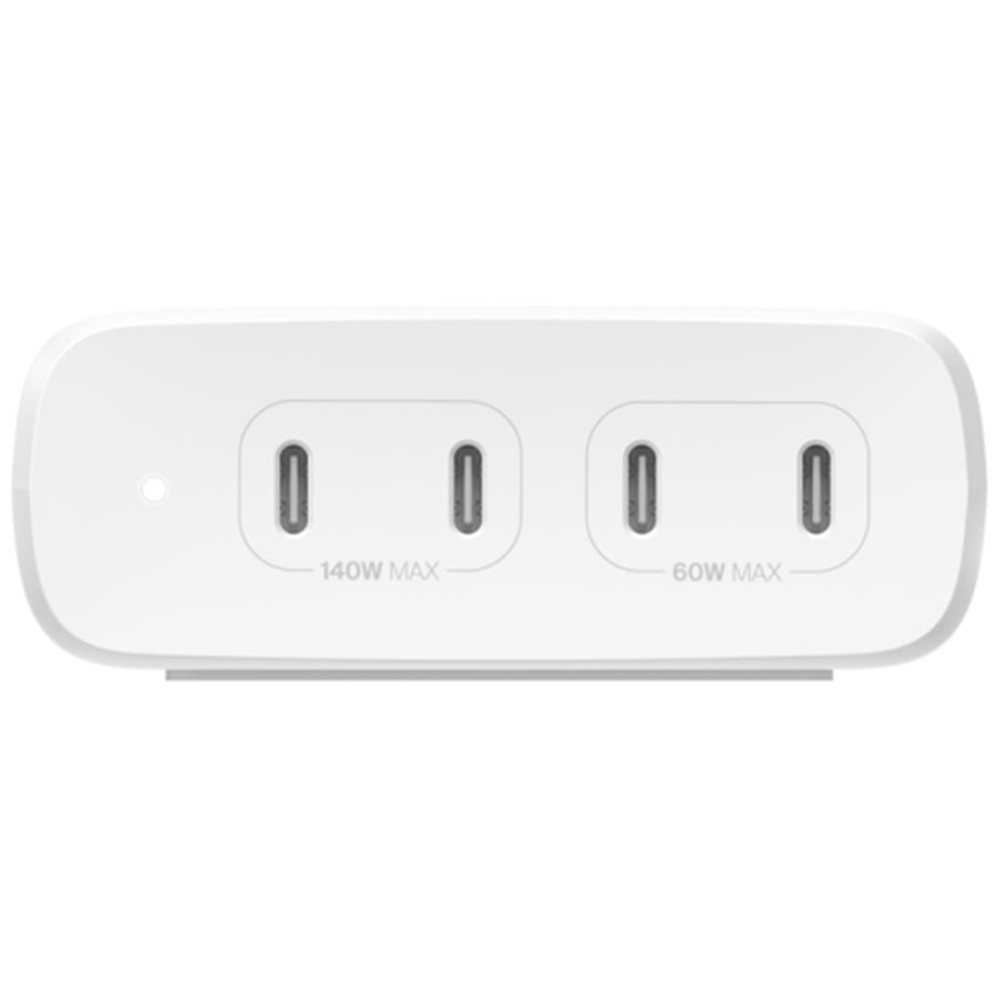 Belkin BoostCharge Pro 200W 4-Port USB-C Charger with GaN (140 + 60W) - White