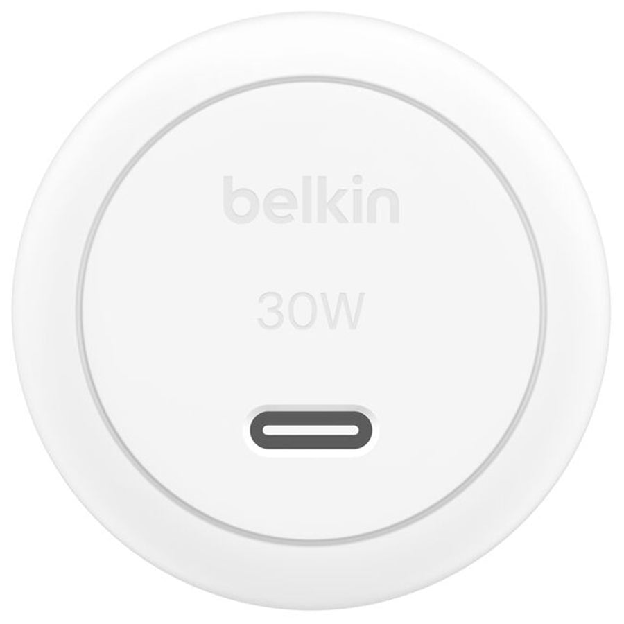 Belkin BoostCharge Compact USB-C Wall Charger 30W with USB-C cable with Lightning Connector