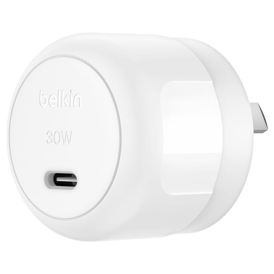 Belkin BoostCharge Compact USB-C Wall Charger 30W with USB-C to USB-C Cable