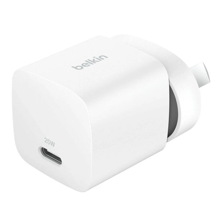 Belkin BOOSTCHARGE USB-C PD 3.1 PPS Wall Charger (White) Single 25W
