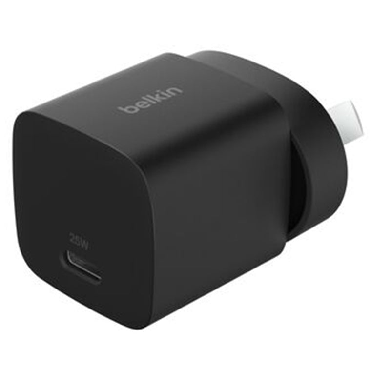 Belkin BOOSTCHARGE USB-C PD 3.1 PPS Wandladegerät (Schwarz) Single 25W