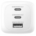 Belkin BoostCharge Pro  100W 3-Port GaN Wall Charger - White — image 2