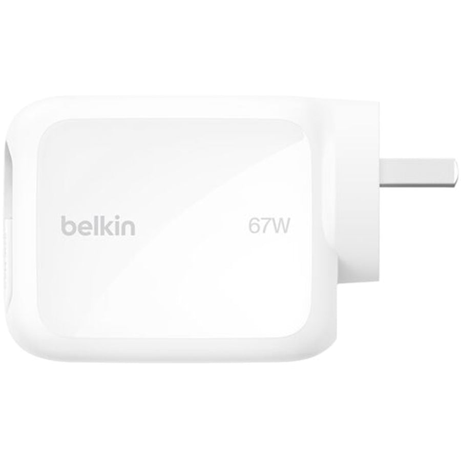 Belkin BoostCharge Pro 67W Single USB-C Port With Retractable USB-C cable GaN Wall Charger