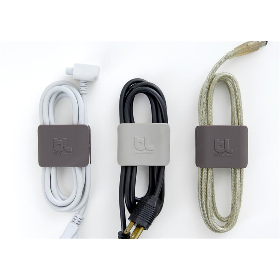 BlueLounge CC-LG Cable Clip - Dark Grey - Light Grey - Large