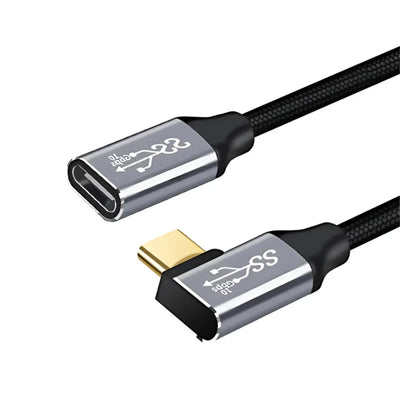 CLink  CL-CABC-25B USB 3.1 Gen 2 To USB-C Extension Cable - Right Angled - 25cm