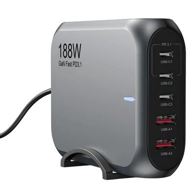 CLink GS-W188A0957 188W GaN Fast Charge MultiPort USB-C PD 3.1 Charger