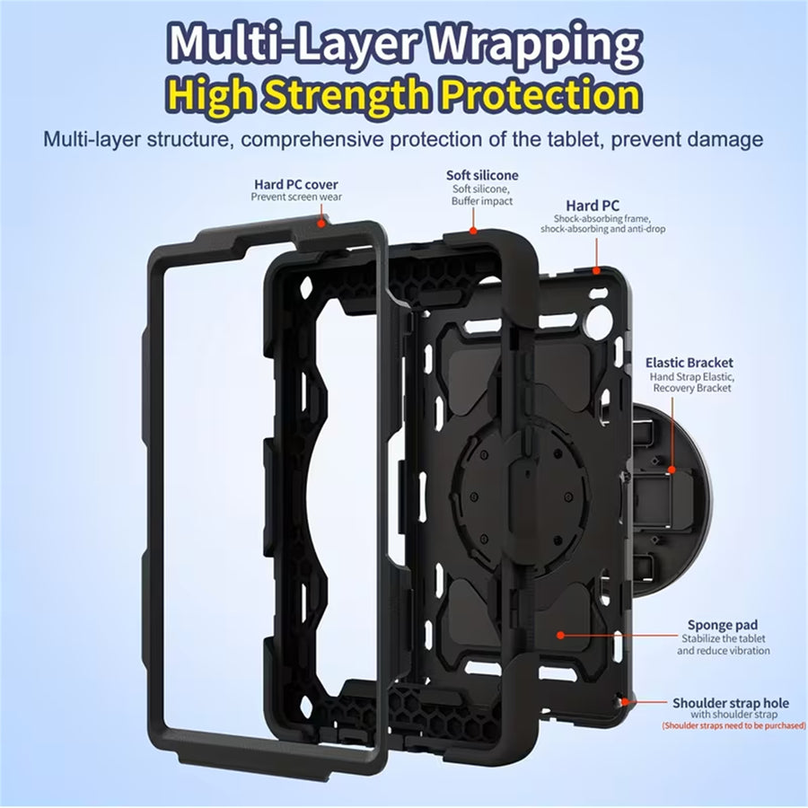 Rugged Case for Xiaomi Redmi Pad 2 (11") - Black