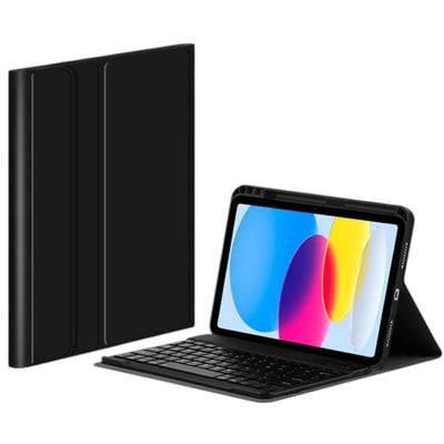 Generisch – Grip Case AR-KBLB119 – Bluetooth-Tastatur mit Lederhülle für iPad 11 (A16)