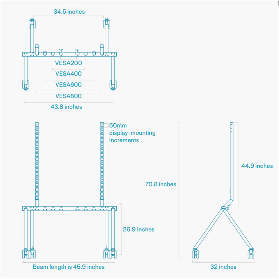 Heckler H1040-BK - Collaboration Stand
