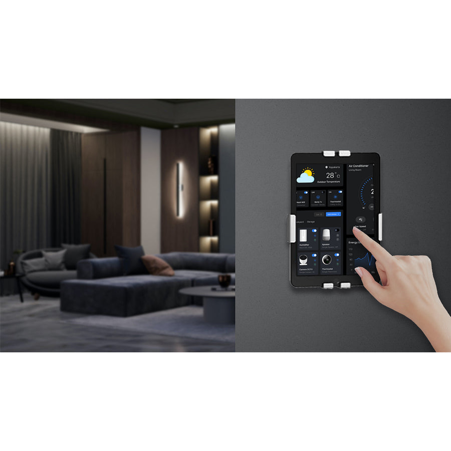 KONIC Universal Anti-Theft Tablet Wall Mount - Security Lock - Silicone EVA Pad - Compatible with most 7.9"-11" Apple iPad and Samsung Galaxy Tablet