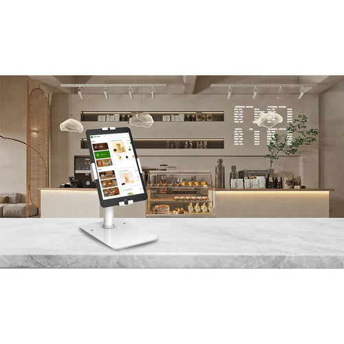 KONIC Universal Anti-Theft Tablet Countertop Kiosk - Security Lock - Silicone EVA Pad - Bolt Down Base - Compatible with most 7.9"-11" Apple iPad and Samsung Galaxy Tablet