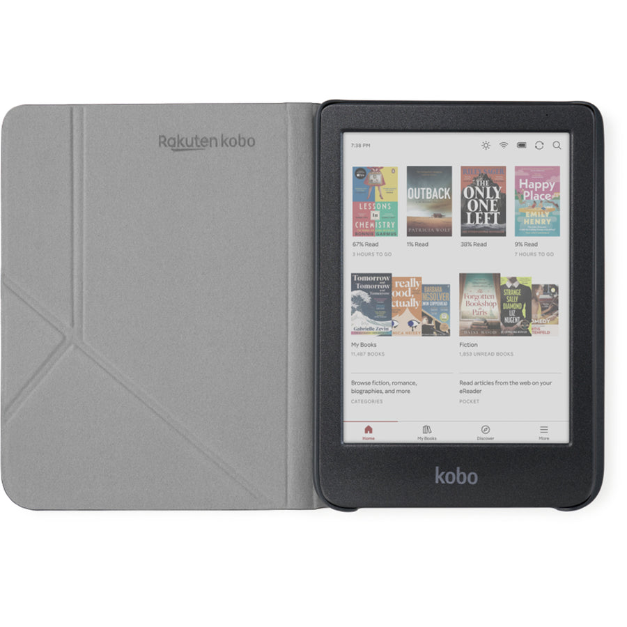 N365-AC-BK-E-PU - KOBO CLARA BW/COLOUR SCHWARZES SLEEPCOVER