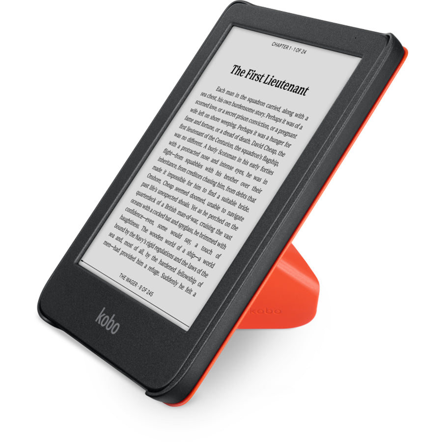 N365-AC-RD-E-PU - KOBO CLARA BW/COLOUR CAYENNE RED SLEEPCOVER
