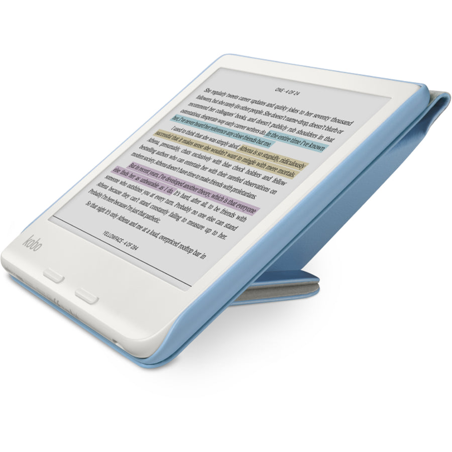 N428-AC-BL-E-PU - KOBO LIBRA COLOUR DUSK BLUE SLEEPCOVER