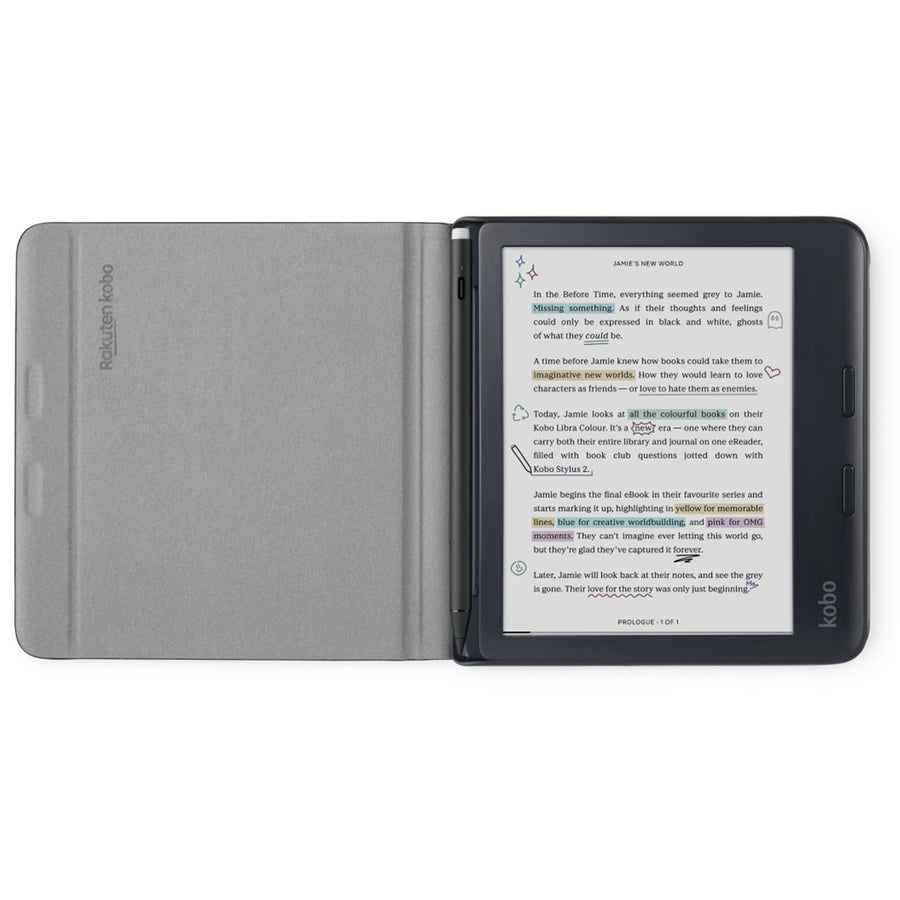 N428-AC-BK-N-PU - KOBO LIBRA COLOUR BLACK SLEEPCOVER