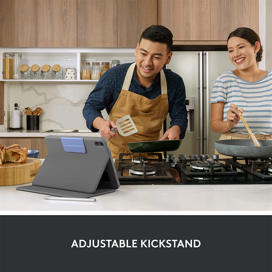 Logitech Rugged Folio iPad 10th 11th gen Grey