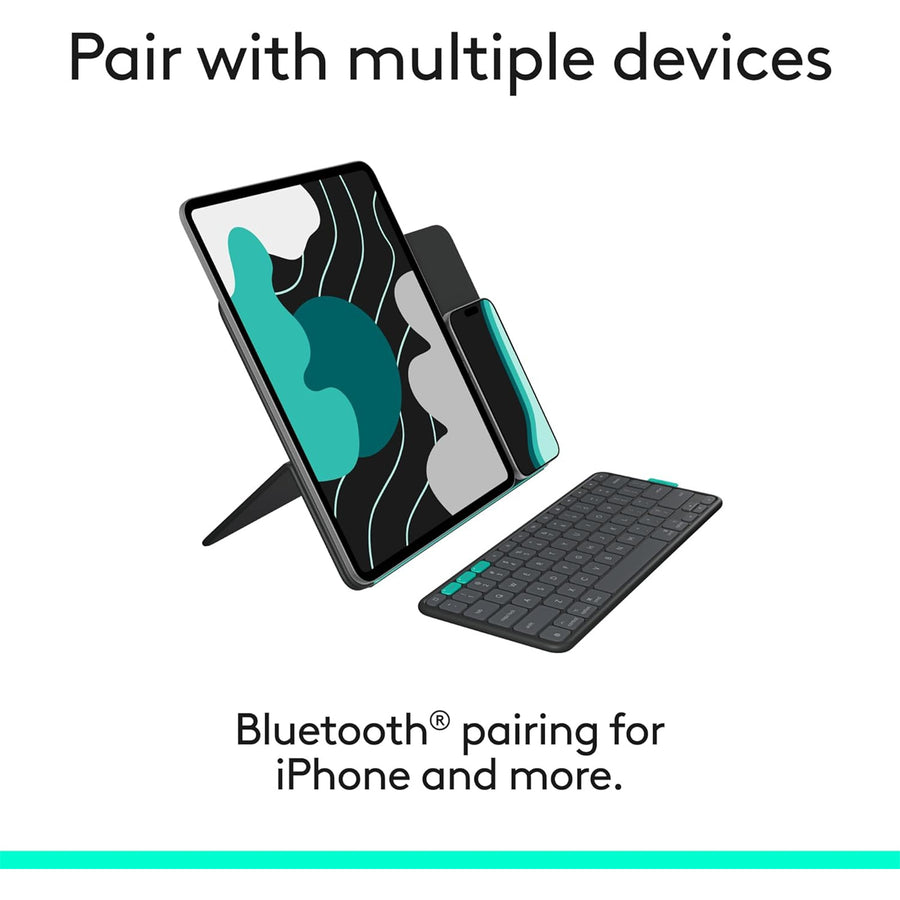 Logitech Flip Folio iPad Pro 13-inch (M4 & M5) & iPad Air 13-inch (M2, M3 & M4) - Graphite