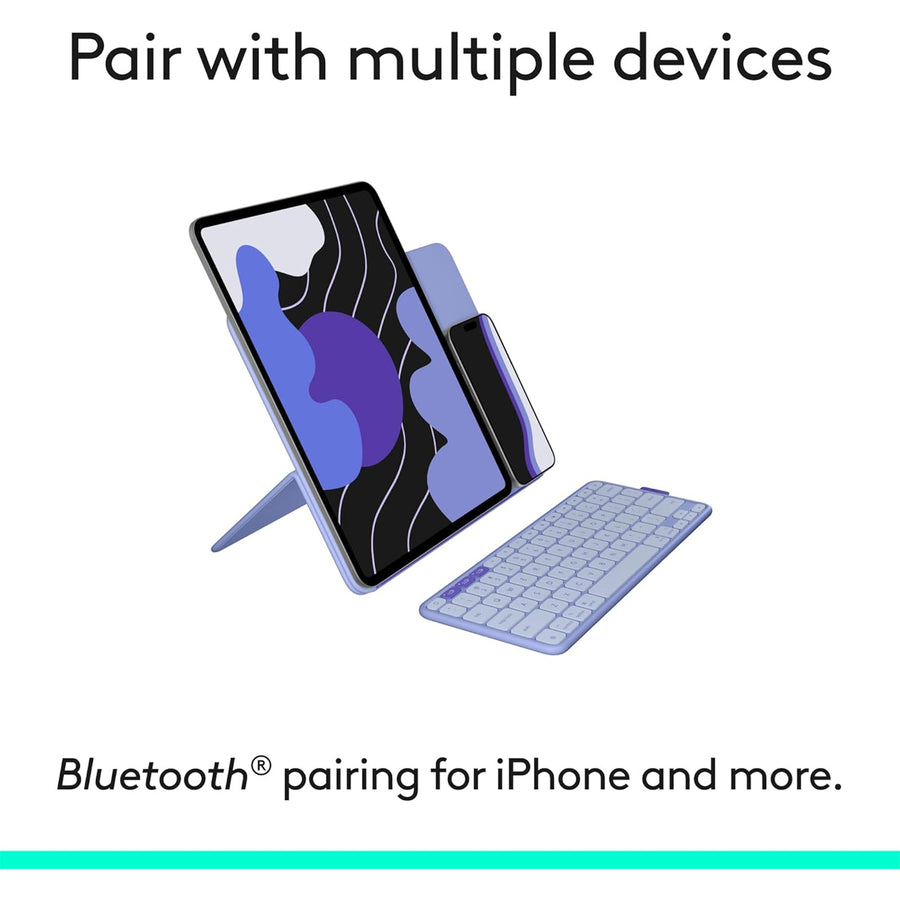 Logitech Flip Folio iPad Pro 13-inch (M4 & M5) & iPad Air 13-inch (M2 & M3) - Lilac