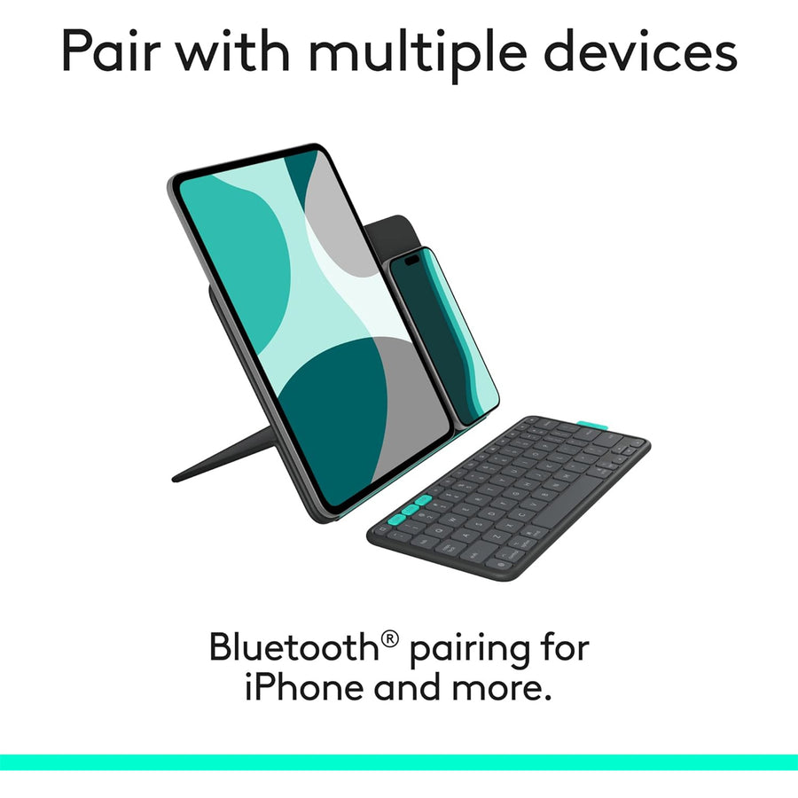 Logitech Flip Folio for iPad Pro 11-inch (M4 & M5), iPad Air 11-inch (M2, M3 & M4) and iPad Air (5th generation) - Graphite
