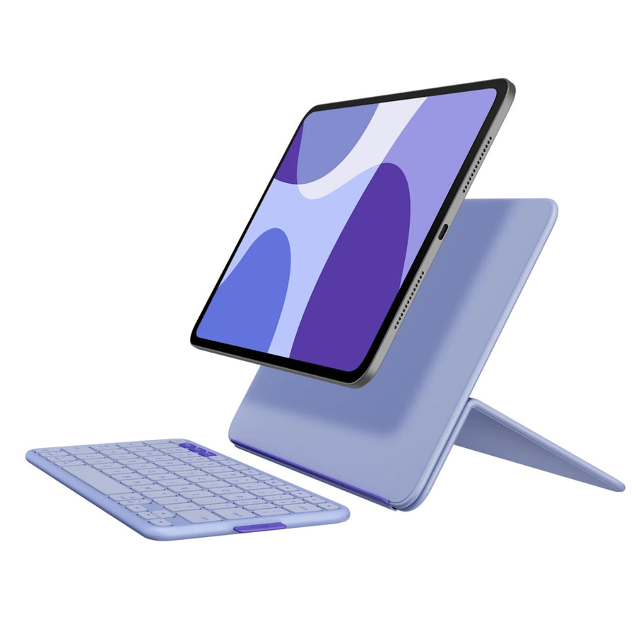 Logitech Flip Folio for iPad Pro 11-inch (M4 & M5), iPad Air 11-inch (M2, M3 & M4) and iPad Air (5th generation) - Lilac