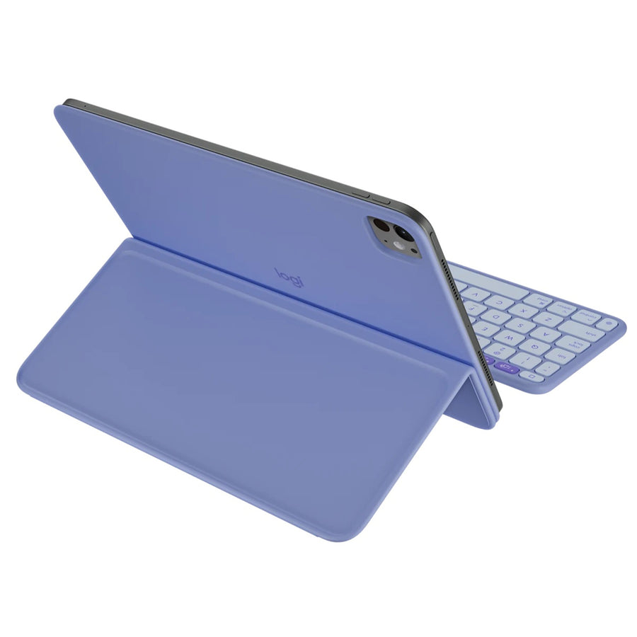 Logitech Flip Folio for iPad Pro 11-inch (M4 & M5), iPad Air 11-inch (M2, M3 & M4) and iPad Air (5th generation) - Lilac