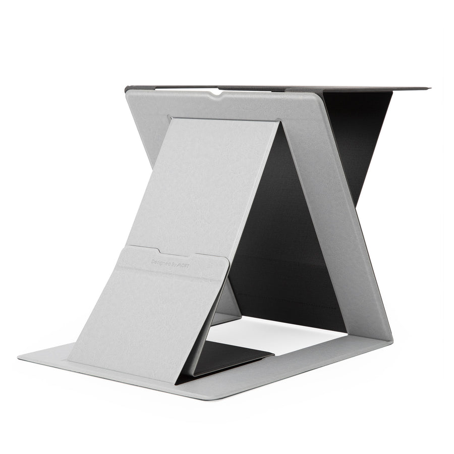 MOFT Sit-stand Laptop Desk & Tablet Holder - Gray Sit-Stand Laptop Desk, Adjustable Ergonomic Laptop Stand & Standing Desk Converter