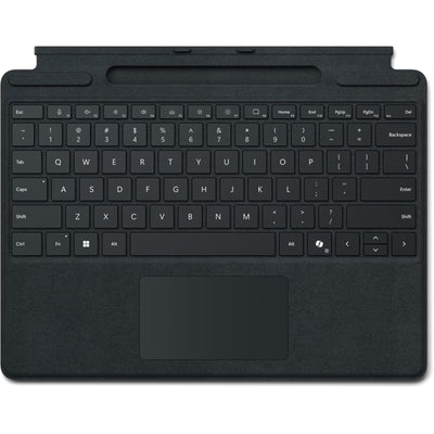 Microsoft 8XB-00153 - SURFACE PRO 8/9/10/11/12 13", SIGNATURE KEYBOARD BLACK (PEN SLOT NO PEN)w/COPILOT KEY