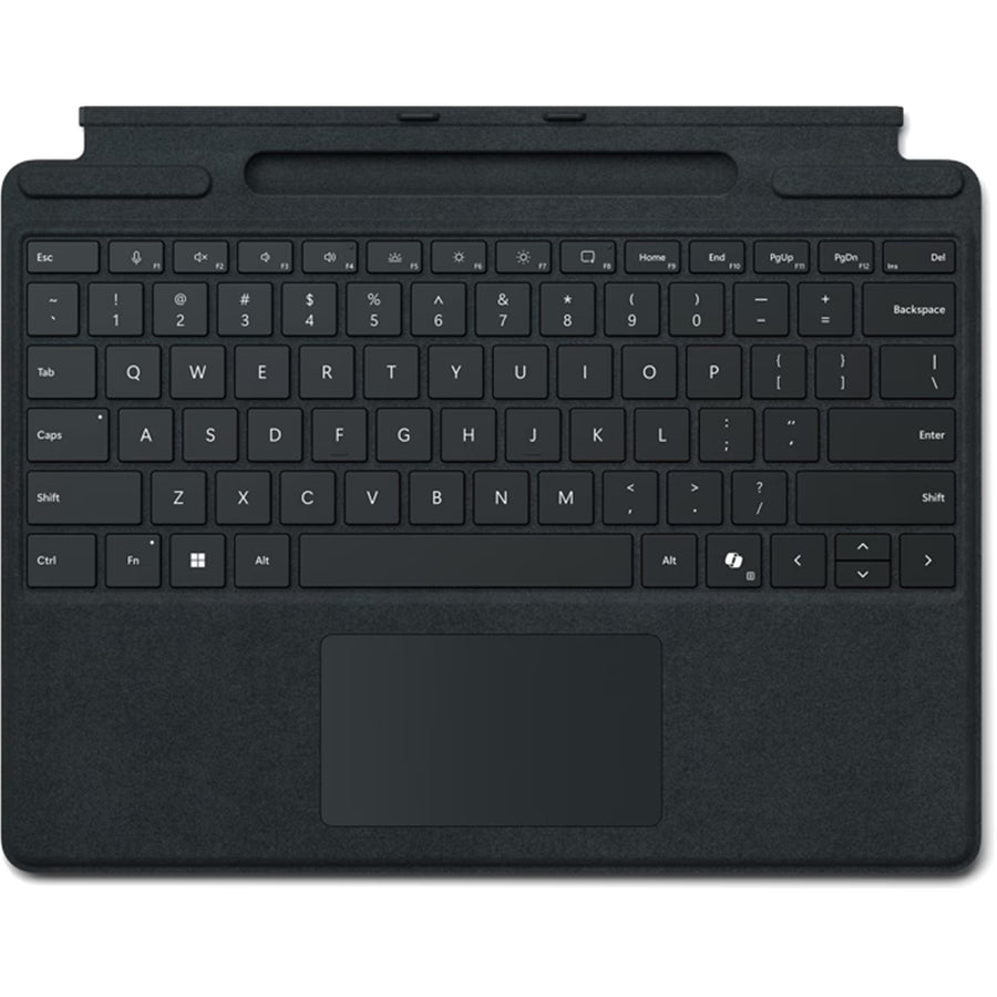 Microsoft 8XB-00153 - SURFACE PRO 8/9/10/11/12 13", SIGNATURE KEYBOARD BLACK (PEN SLOT NO PEN)w/COPILOT KEY