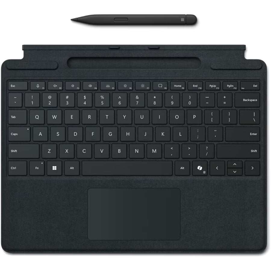 Microsoft 8X8-00155 - SURFACE PRO 8/9/10/11/12 13" SIGNATURE KEYBOARD/SLIM PEN 2 BUNDLE BLACK w/COPILOT KEY