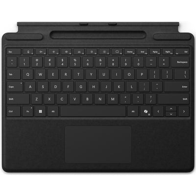 Microsoft Surface Pro Keyboard 13-Inch with Pen Storage  - (  Black ) for Surface Pro 13" ( 12/11/10th Edition) - Surface Slim Pen not included