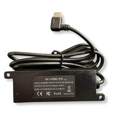 POE Texas PT-AF-USBC-PD - PoE to USB-C Power Delivery and 10/100 Data Combined