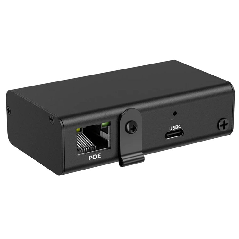 POE Texas PT-GAT-USBC-PD-V3-USBC - Gigabit PoE+ V3 (802.3at) to USB-C Power + Data Delivery with 25 Watt Output
