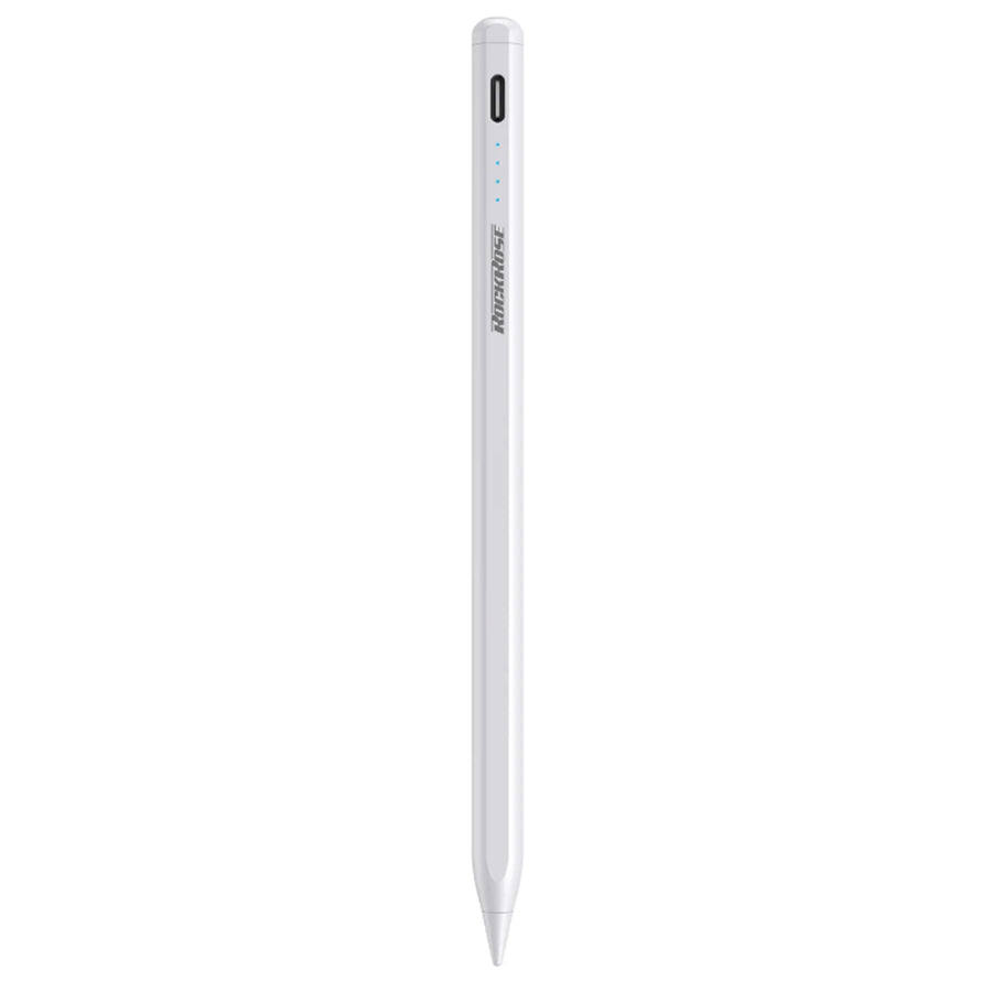 RockRose MagLink Elite Active Capacitive Stylus Pen with Palm Rejection - For iPad Only - Compatible with :  iPad 6th/iPad 7th/iPad 8th/iPad 9th  iPad mini5/iPad Air3/iPad Air4/iPad ProiPad Pro3/iPad Pro4/iPad Pro 5th Other Capactive touch