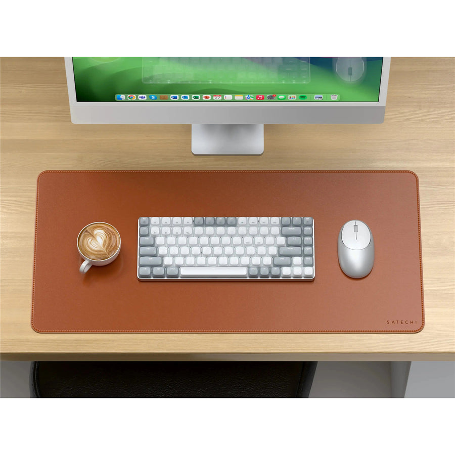 ST-LPDMN - Satechi Vegan-Leather Premium Desk Mat (Brown)