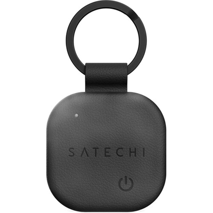 ST-LKCFK - Satechi Vegan-Leather FindAll Keychain (Black)
