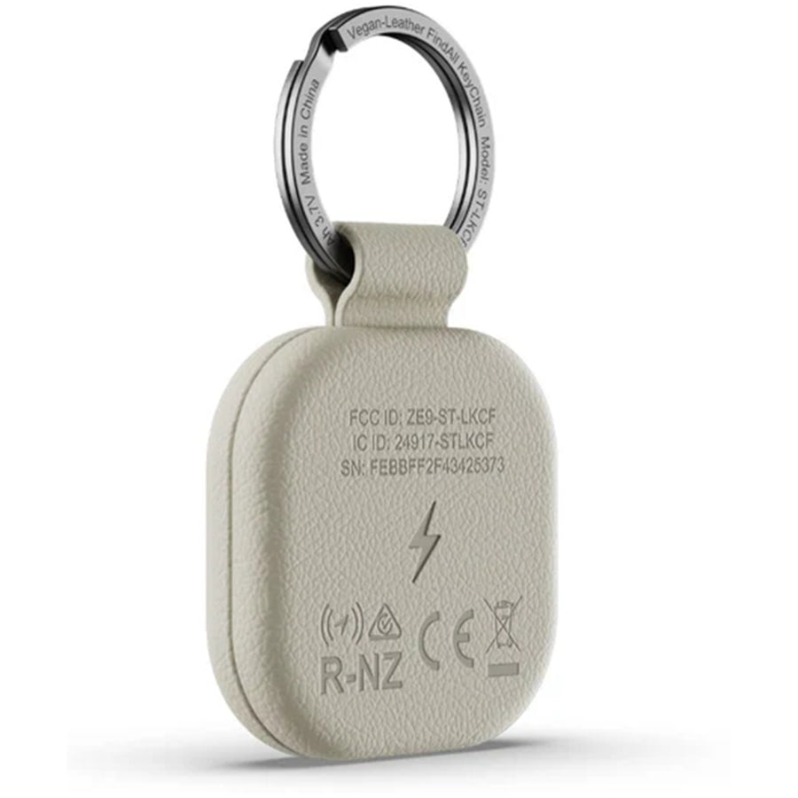 ST-LKCFW - Satechi Vegan-Leather FindAll Keychain (Sand)
